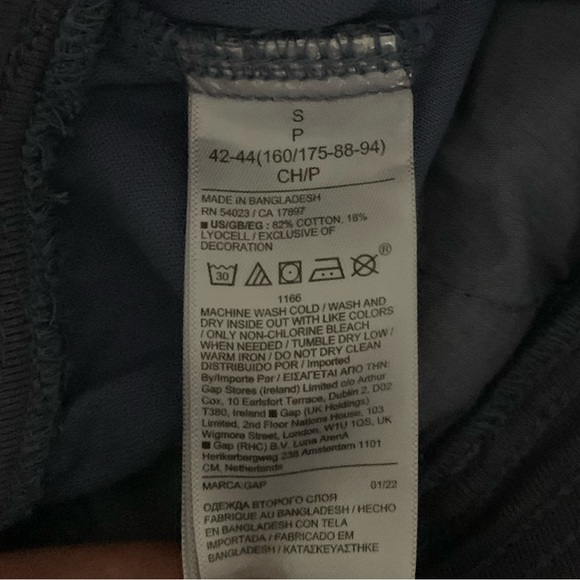 Gap Women’s pull on shorts Size Small Blue - Picture 5 of 6